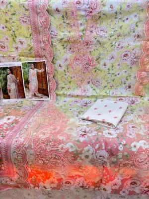 Pakistani-Inspired Unstitched Set